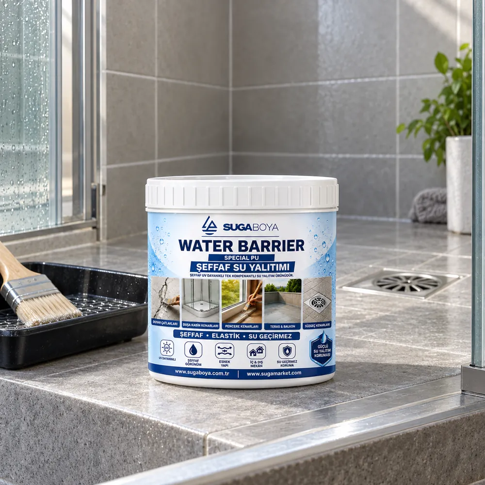 Suga Water Barrier Special PU Şeffaf Su Yalıtımı 1 kg